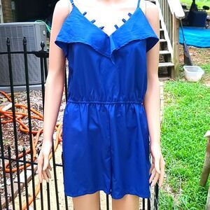 Navy Blue Romper
